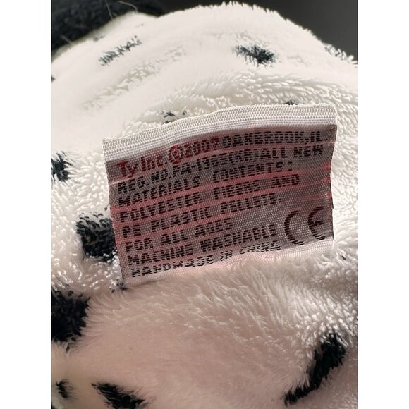 Tylux TY Pluffies DOTTERS Dalmatian Puppy Dog 9” Stuffed Animal Plush Toy 2007 - Picture 7 of 12